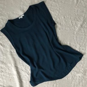 Anthropology Blue Blouse